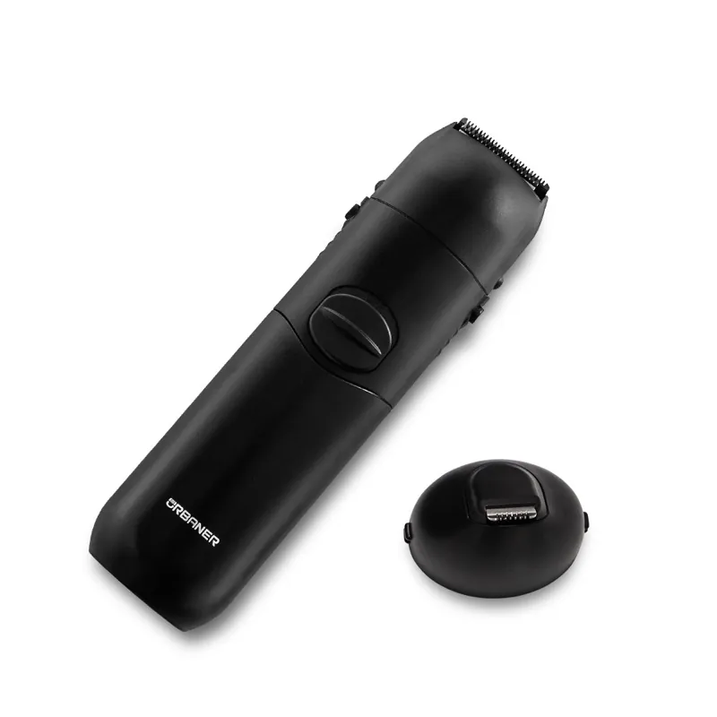 URBANER MB-342B matte black waterproof beard trimmer with detachable detail blade head
